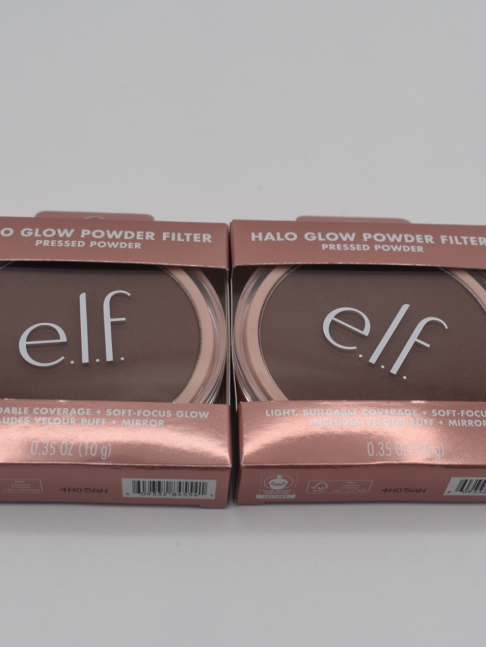 NIB e.l.f Halo Glow Powder Filter 84554 Rich Warm Set of 2